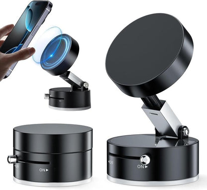 Vacuum Magnetic Phone Stand-Strong Magnet, Foldableportable, and Multi-Scene Use